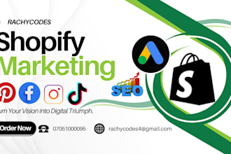 do seo for your etsy shop, shopify marketing sales instagram promotion