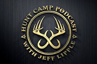 design pictorial attractive hunting podcast logo