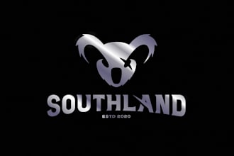 design intimidating sports team logo