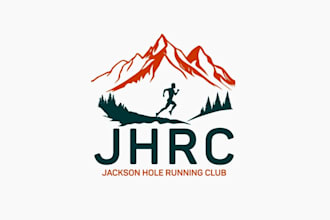 design jackson hole running club logo