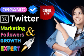 do x twitter organic marketing for active followers growth