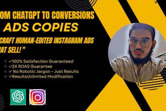 create chatgpt driven instagram ad copies that sell meta ads pro