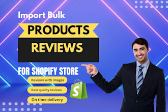 import bulk product reviews for your shopify store