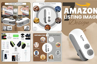 do amazon listing images and product infographics design