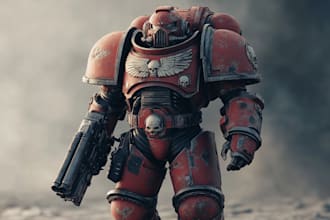 draw your favorite warhammer 40k character art