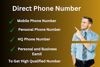 find direct phone, mobile phone number and cell phone