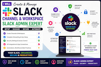 create slack channel workspace slack admin, do onboarding security settings apis
