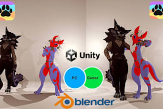 create custom furry avatar, vrc avatar, furry nsfw, vrc furry, sfw, for quest pc
