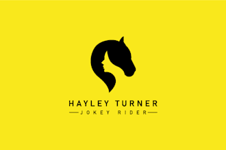 create a minimalist negative space business logo