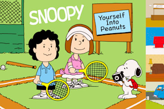 draw yourself as a peanuts character