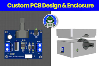 design custom pcb board and schematics in altium easyeda and do pcb routing