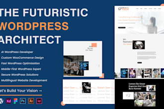 create a modren and professional wordpress website