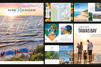design brochure, bifold, trifold, flyer, company profile, poster and catalog