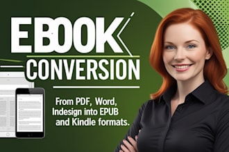 convert PDF to epub, mobi, KDP, kindle, ebook, ocr, indesign, and word formats