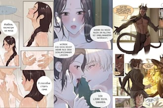 draw nsfw fanfiction comic fantasy romance erotica story gay bdsm for you