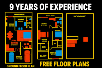 design a professional architectural house plan and elevation