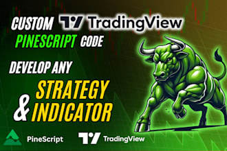code any tradingview pine script indicator, strategy, screener, and alerts