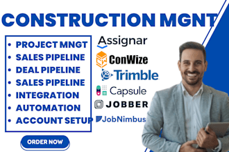 assignar conwize capsule crm contractor foreman procore jobnimbus integration