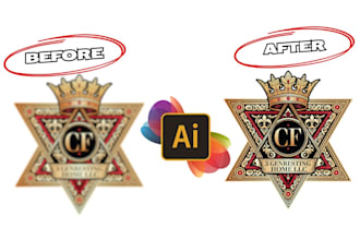 do vector tracing or convert to vector quickly