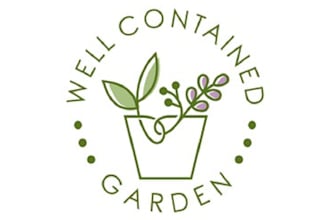 make awesome budding container gardening business logo
