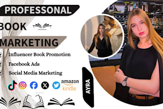 promote your book on my booktok tiktok page, ebook marketing using facebook ads