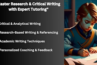 your writing teacher for proposal, essay and critical writing