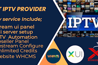 setup iptv server, xui one, xtreme ui, playlist, reseller panel, restream setup