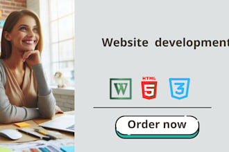 develop a responsive and modern website for your business