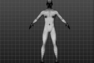 do uv mapping, second life mesh, 3d rigging for your second life avatar
