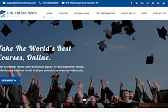 design elearning website educational website course website tutor ims learn dash