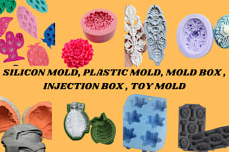 do custom 3d mold design silicone mold, plastic mold, chocolate mold, mold box
