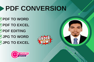 convert pdf to word or excel, image to pdf, and handwriting to word
