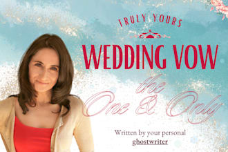 write your unforgettable wedding vow
