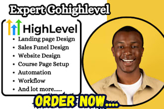 design gohighlevel website ghl survey go highlevel landing page automate ghl