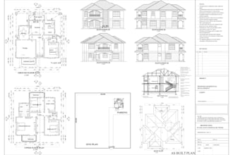 design floor plan, framing, foundation for city permit, US stamp