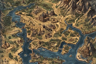make a fantasy map for your dnd game