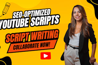 be your youtube scriptwriter for engaging video scripts
