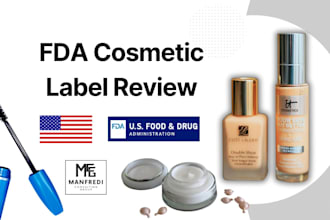 review cosmetic labels for fda and mocra compliance