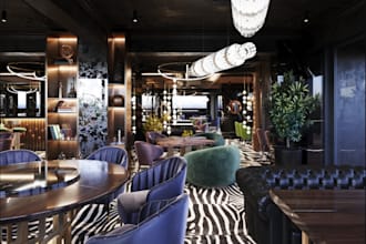 renovate 3drestaurant design,lounge area,minimalism bar,cgi lobby cafe,vip room