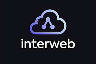 do modern technology, tech, software, internet service logo or graphic design