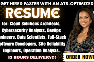 write a professional ats resume for IT, cybersecurity, software engineering cv