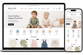 design baby clothing shopify store baby clothing website kids clothing store