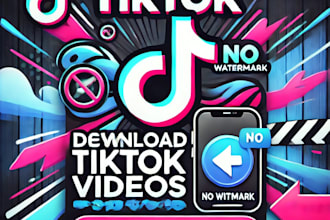 scrape and backup your tiktok videos without watermark