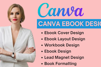 do canva ebook design canva pdf workbook lead magnet ebook layout cover page