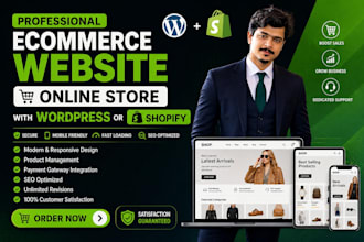 create wordpress ecommerce online store or webshop using woocommerce