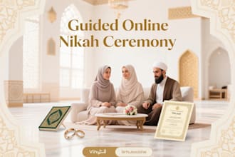 help you conduct a meaningful and spiritual nikah online