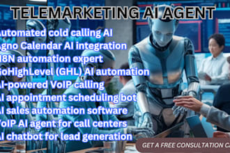 configure telesales calling agent agno calendar ai agent n8n ghl automation voip
