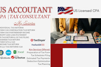 file your 1040, 1065, 1120 business tax return with licensed CPA services