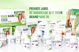 design private label health supplement shopify store vitamin nutrition website