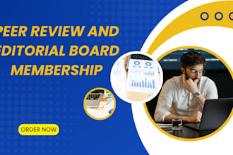 help with peer review invite and membership for eb1